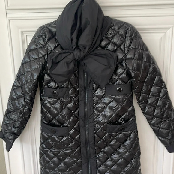 Moncler Jackets & Blazers - Moncler BAIEL Black Women Quilted Coat Jacket  Small made in Italy - with flaws